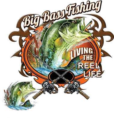  Big Bass Fishing Heat Transfers Big Bass Fishing Logo Png Bass Fish Logo