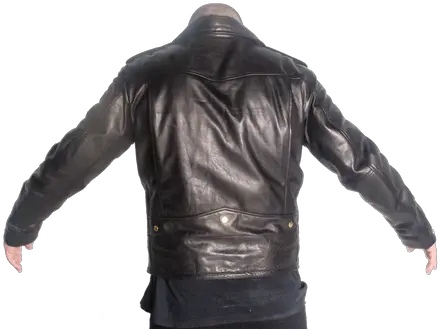  Hart Black Moto Calfskin Leather Jacket With Gold Hardware Png Icon Motorcycle Jackets For Men