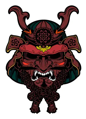  Samurai Mask Tattoo Samurai Mask Transparent Background Png Samurai Helmet Png