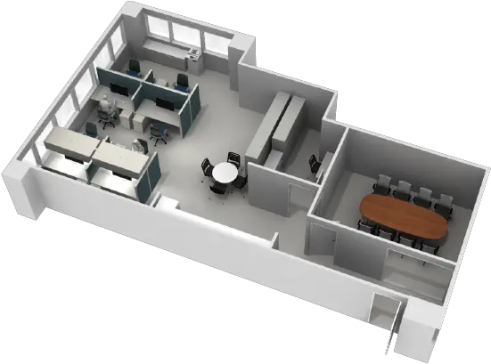  Custom Office Furniture Base Daizu Inc Png Office Desk Floor Plan Icon