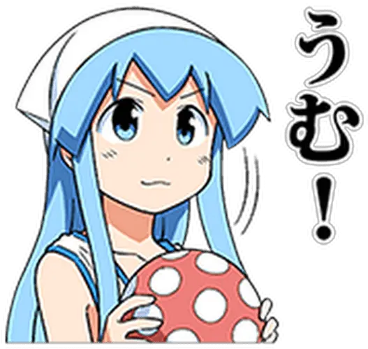  Download Line Sticker Has Been Published Squid Girl Png Line Stickers Transparent