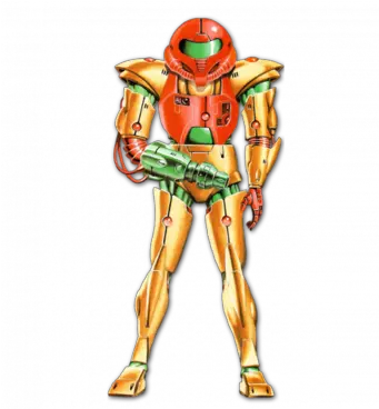  Samus Aran Canon Neszerotwo64 Character Stats And Power Suit Samus Metroid 1 Png Nes Png