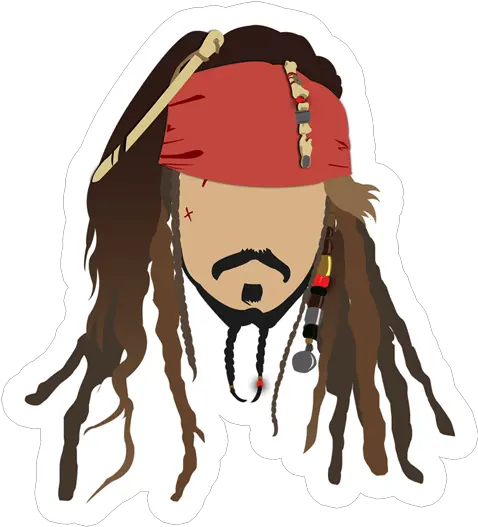  Jack Sparrow Popart Sticker Easy Jack Sparrow Cartoon Png Jack Sparrow Png