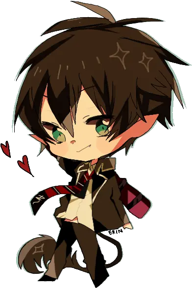  Relxion Okumura Blue Exorcist Rin Chibi Png Rin Okumura Png