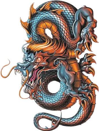  Dragon Tattoo Design Color Dragon Tattoo Design Colored Png Dragon Tattoo Png