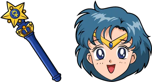  Sailor Moon Mercury Cursor U2013 Custom Sailor Mercury Png Sailor Venus Png