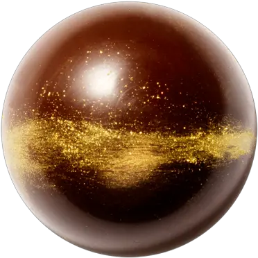  Creative Gold Metallic Powder Mona Lisa Chocolate Color Gradient Sphere Png Gold Globe Png