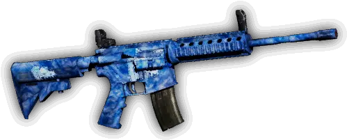  M4a1 Blue Dragon Official Infestation The New Z Wiki Assault Rifle Png Blue Dragon Png