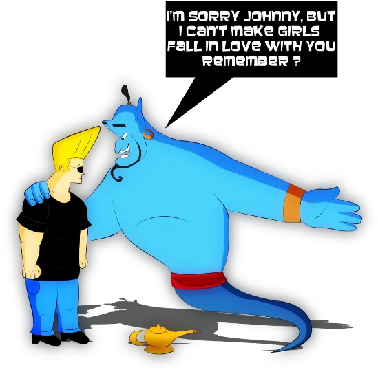  Johnny Bravo With Genie Jenny Bravo Johnny Bravo Png Johnny Bravo Png