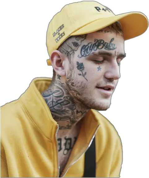  Tattoo Witchblades Lil Peep Male Face Lil Peep Tattoos Png Lil Peep Png