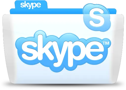  Skype Folder File Free Icon Of Colorflow Icons Skype Folder Icon Png Skype Logo Png