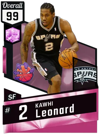  Kawhi Leonard Nba 2k17 Custom Card 2kmtcentral Pink Diamond Michael Jordan Png Kawhi Leonard Png