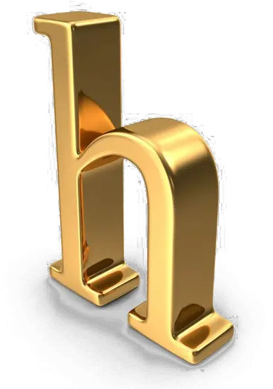  H Letter Png Transparent Images Gold 3 D Letter Png Png Images Gallery