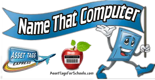  Asset Tag Labels Computer Case Badges Custom Laptop Skins Cartoon Png Apple Computer Logo