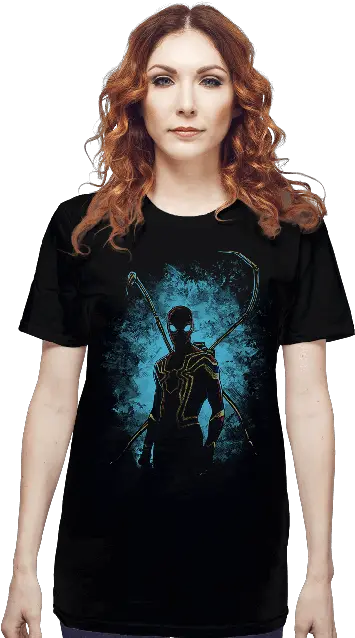  Iron Spider The Worldu0027s Favorite Shirt Shop Shirtpunch Black Cauldron Disney Shirt Png Iron Spider Png