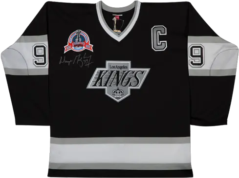  La Kings Wayne Gretzky 1992 93 Authentic Mitchell U0026 Ness Stanley Cup Centennial Patch Jersey Wayne Gretzky Jersey La Kings Png Stanley Cup Png