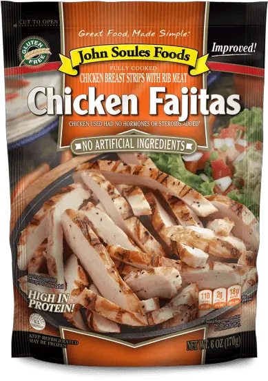  Chicken Breast Fajitas John Soules Foods John Soules Chicken Fajita Png Chicken Breast Png