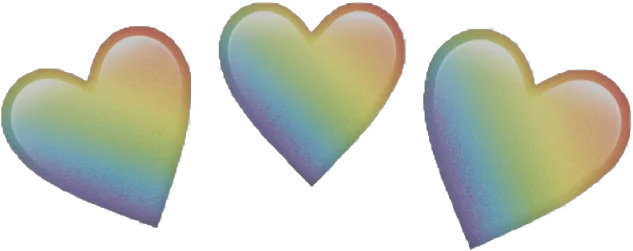  Download Heart Crown Rainbow Love Cute Rainbow Heart Emoji Png Transparent Cute Heart Png