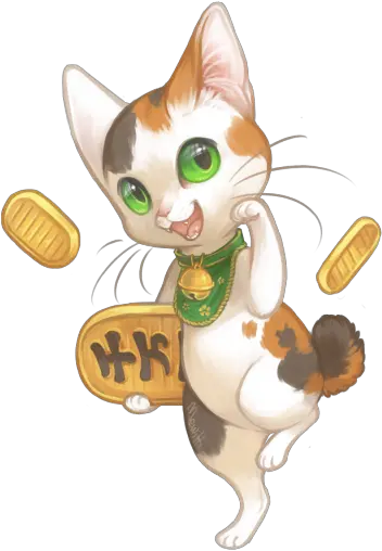  Beckoning Cat Tumblr Nomad In 2019 Maneki Neko Maneki Neko Png Anime Cat Png