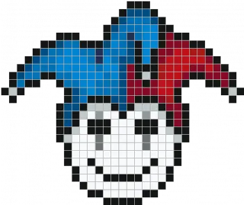  Joker Face Pixel Art Pokemon Ball Png Joker Face Png