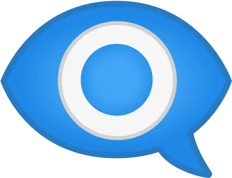  Eye In Speech Bubble Icon Eye In A Speech Bubble Emoji Png Eye Symbol Png