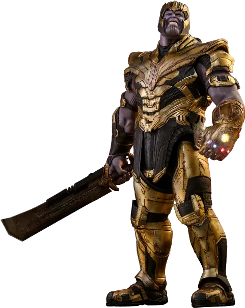  Thanos Scale Figure Thanos Endgame Hot Toys Png Thanos Helmet Png