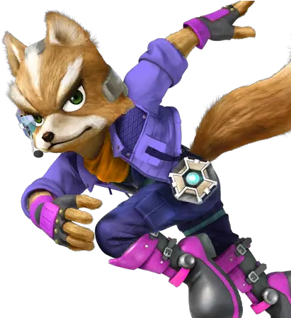  My Texture Supposed To Be The Blue Fox Super Smash Bros Fox Png Fox Mccloud Png