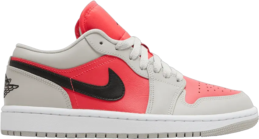  Wmns Air Jordan 1 Low U0027light Iron Ore Siren Redu0027 Goat Air Jordan 1 Low Light Iron Ore Siren Red Png Iron Ore Icon