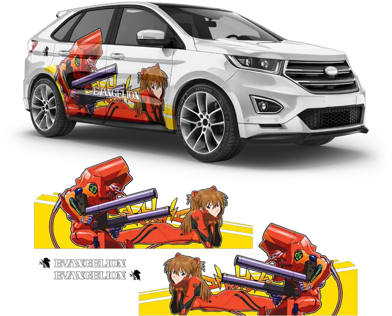  Neon Genesis Evangelion Itasha Anime Style Decals For Any Car Body Neon Genesis Evangelion Car Wrap Png Neon Genesis Evangelion Icon