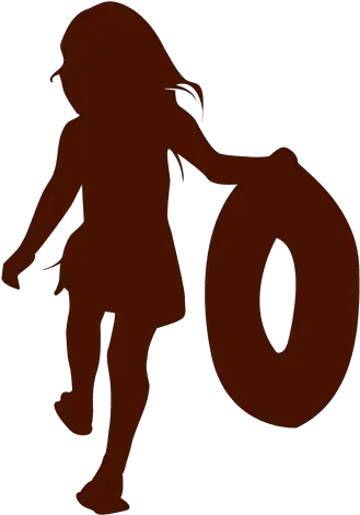  Girls Playing With Lifesaver Silhouette Girls Playing Ring Silhouette Png Life Saver Png