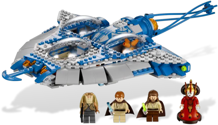  Lego 9499 Gungan Sub Queen Amidala Jar Binks Qui Lego Star Wars 9499 Png Jar Jar Binks Png