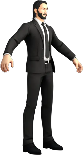  Pc Computer Tuxedo Png John Wick Fortnite Png