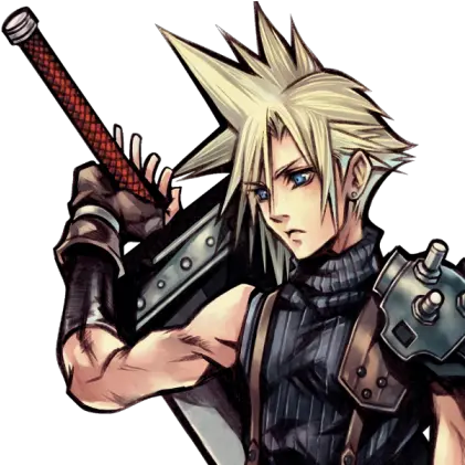  Strife Icon Final Fantasy Dissidia Icon Png Cloud Strife Png