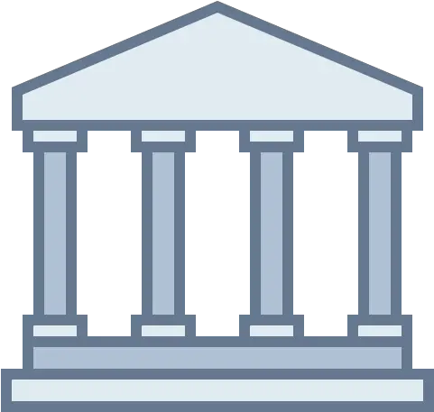  University Icon In Office Style Clipart Ancient Greece Temple Png Greek Building Icon