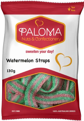  Paloma Sour Watermelon Straps Paloma Lollies Png Paloma Png