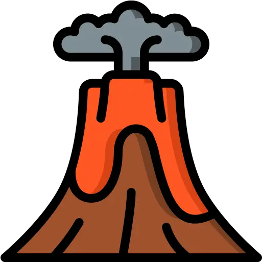  Volcano Volcano Png Volcano Icon Png