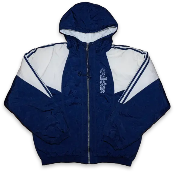  Vintage Adidas Trefoil Logo Jacket Medium Hooded Png Adidas Leaf Logo