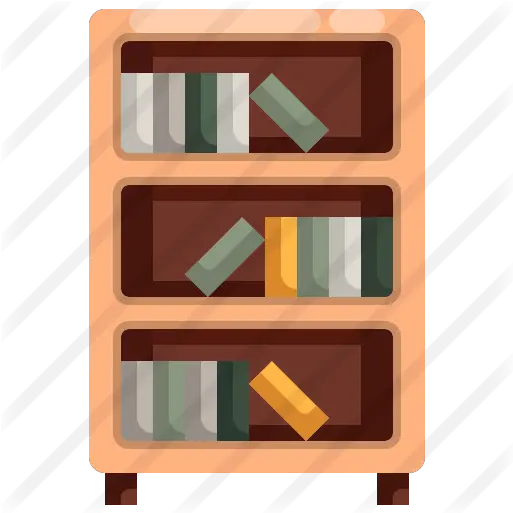  Bookshelf Horizontal Png Book Shelf Icon