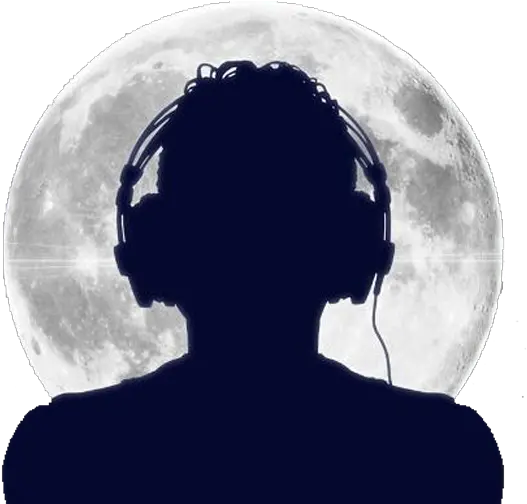  Man With Headphones Clipart Png Musique Cool Headphones Silhouette Png