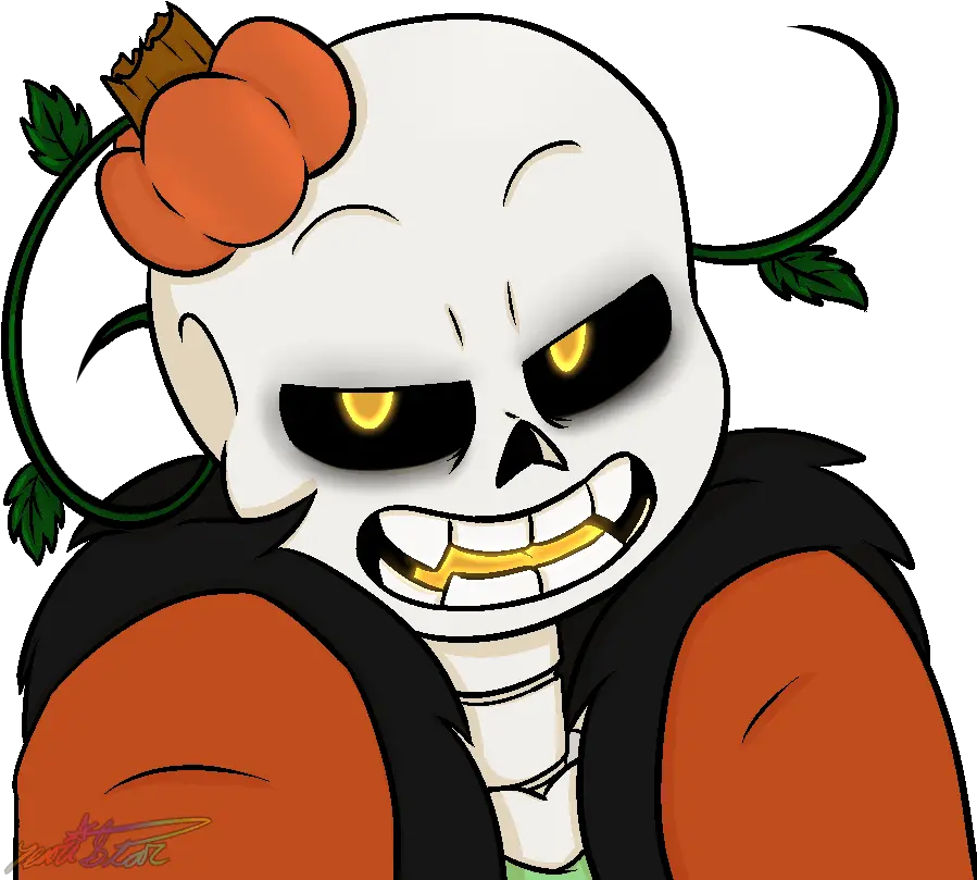  Pumpkin Sans Why Yes By Yenristar Fur Affinity Dot Net Pumpkin Sans Png Sans Undertale Transparent