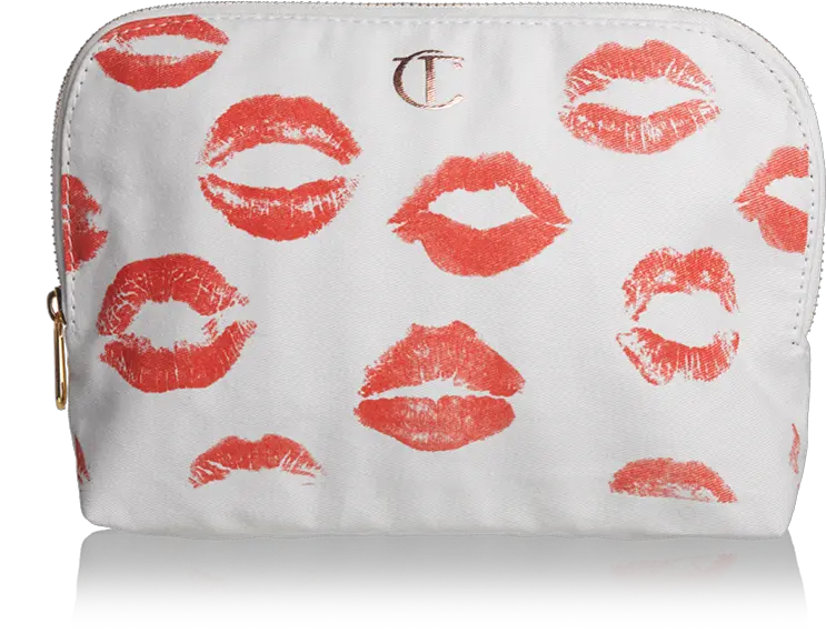  Lip Print Canvas Cosmetic Bag Charlotte Tilbury Pillow Talk Set Png Lip Print Png