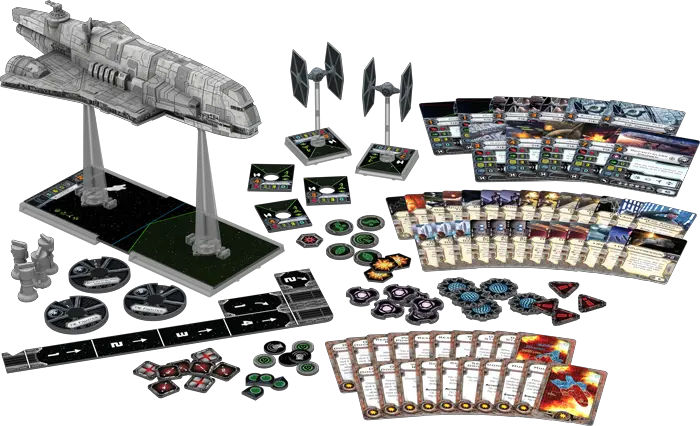  X Wing Miniatures Game Swarm Tactics Preview Dice Tower News X Wing Imperial Assault Carrier Png Tie Fighters Png