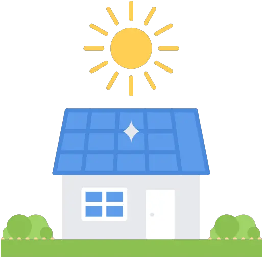  Solar House Free Nature Icons Solar Panel In House Icon Png House Image Icon