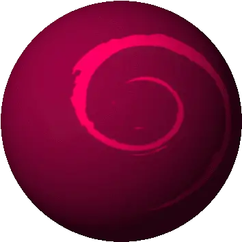  Spinning Globe With Debian Logo Pirate Png Debian Logo