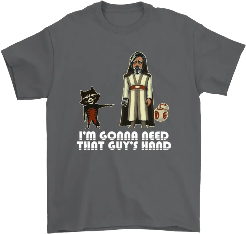  Iu0027m Gonna Need That Guyu0027s Hand Rocket Raccoon And Luke Mashup Shirts U2013 Teeqq Store Best Dad Ever Cowboys Shirt Png Rocket Raccoon Png