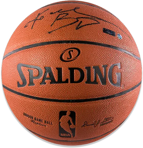  Kobe Bryant Signed Spalding Basketball Spalding Png Kobe Bryant Transparent