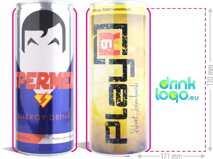  Individual Advertising Drinks With Your Custom Logo For Cylinder Png Energy Drink Icon