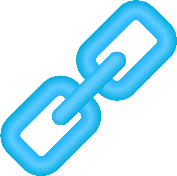  Link Icon 3d Light Blue Vector Data Svgvectorpublic Vector Chain Link Png Blue Location Icon