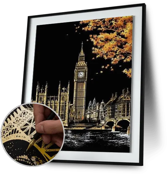  Big Ben Scratch Art Png Big Ben Png