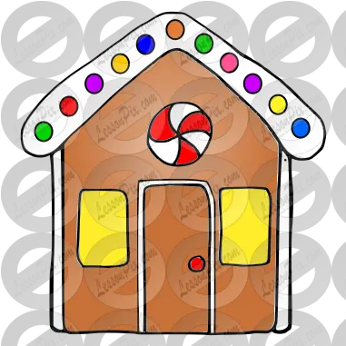  Lessonpix Mobile Illustration Png Gingerbread House Png